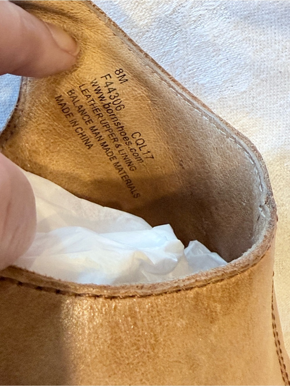Vintage Born Orbit Leather Wedge Sandals Open Toe Slingback Cork Tan Womens 8 - Picture 8 of 8